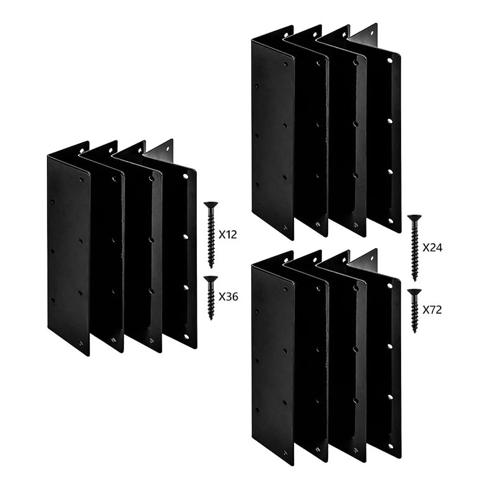 Raised Garden Bed Corner Brackets with Screws Sturdy 11