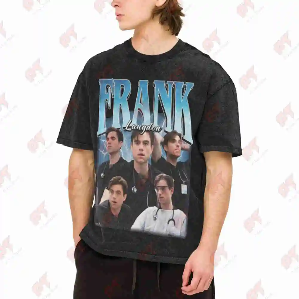 Dr Frank Langdon Bootleg Patrick Ball Movie Vintage Washed Tee Pure Cotton T-Shirt