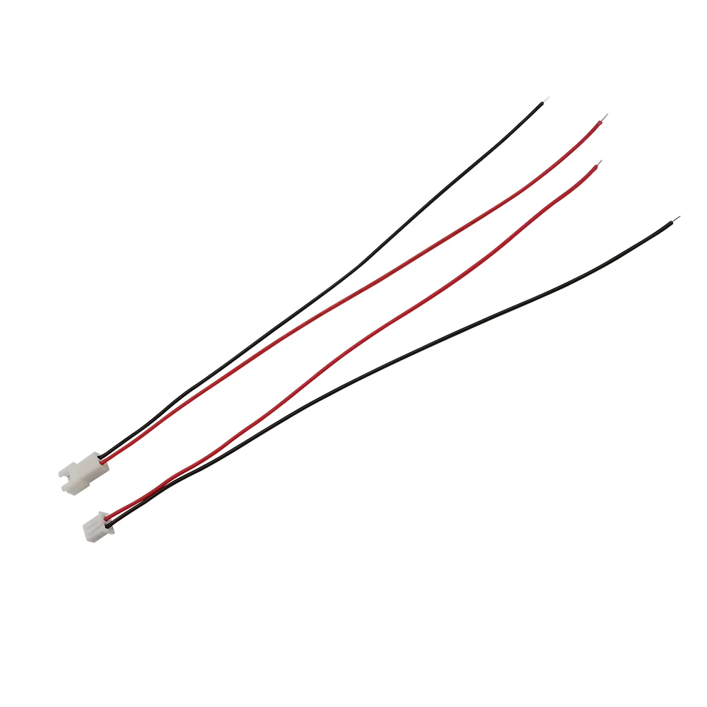 JST XH 2.54mm passo 2 Pin connettore a spina XH2.54 maschio femmina terminali di aggancio connettori per cavi cavi cavi elettronici 20CM 26AWG