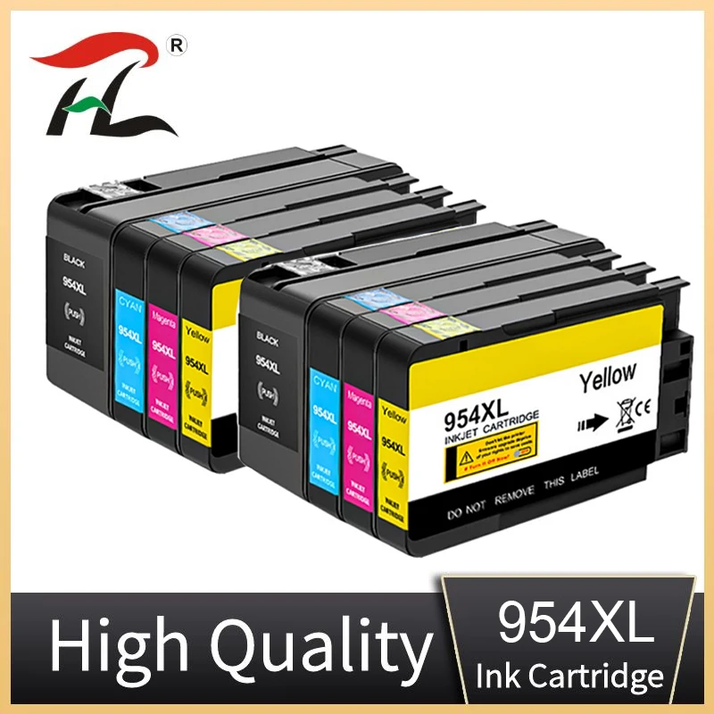 

Compatible for HP 954XL 954 XL Ink Cartridge Full With Ink For HP Officejet Pro 7740 8210 8710 8720 8730 Printer