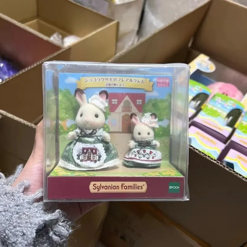 

Hot Sale Genuine Sylvanian Families Valentine'S Day Limited Edition Strawberry Chocolate Rabbit Series Figure Holiday Gifts