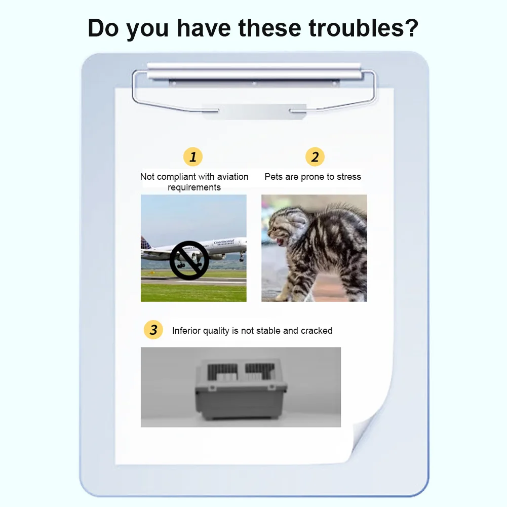 

Heavy Duty Airline Travel Flight Carrier Length 33in/Width 21.6in/Height 25.2in with Handle & Metal Door Cats Pet Travel Carrier