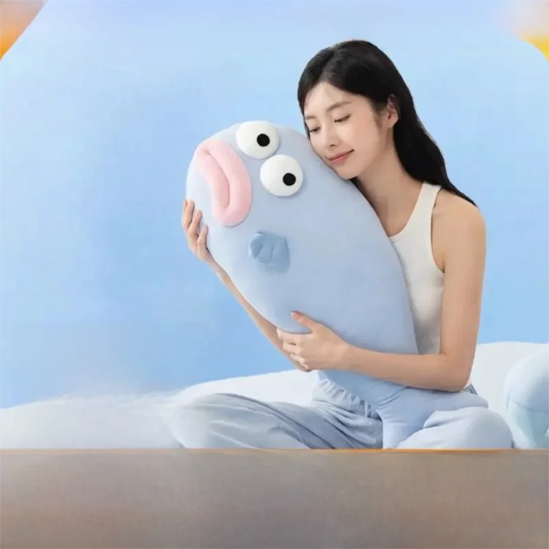 Ice Fish Cooling Sensation Throw Pillow Cushion Sofa Bedside Ugly Fish Office Lumbar Support Pillow