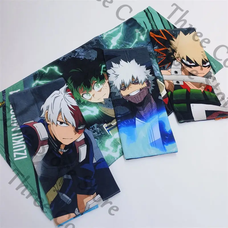 

Аниме My Hero Academia Bakugou Katsuki Midoriya Izuku Dabi Todoroki Shoto Iida Tenya Toga Himiko Косплей Мультфильм Банное Полотенце Подарок