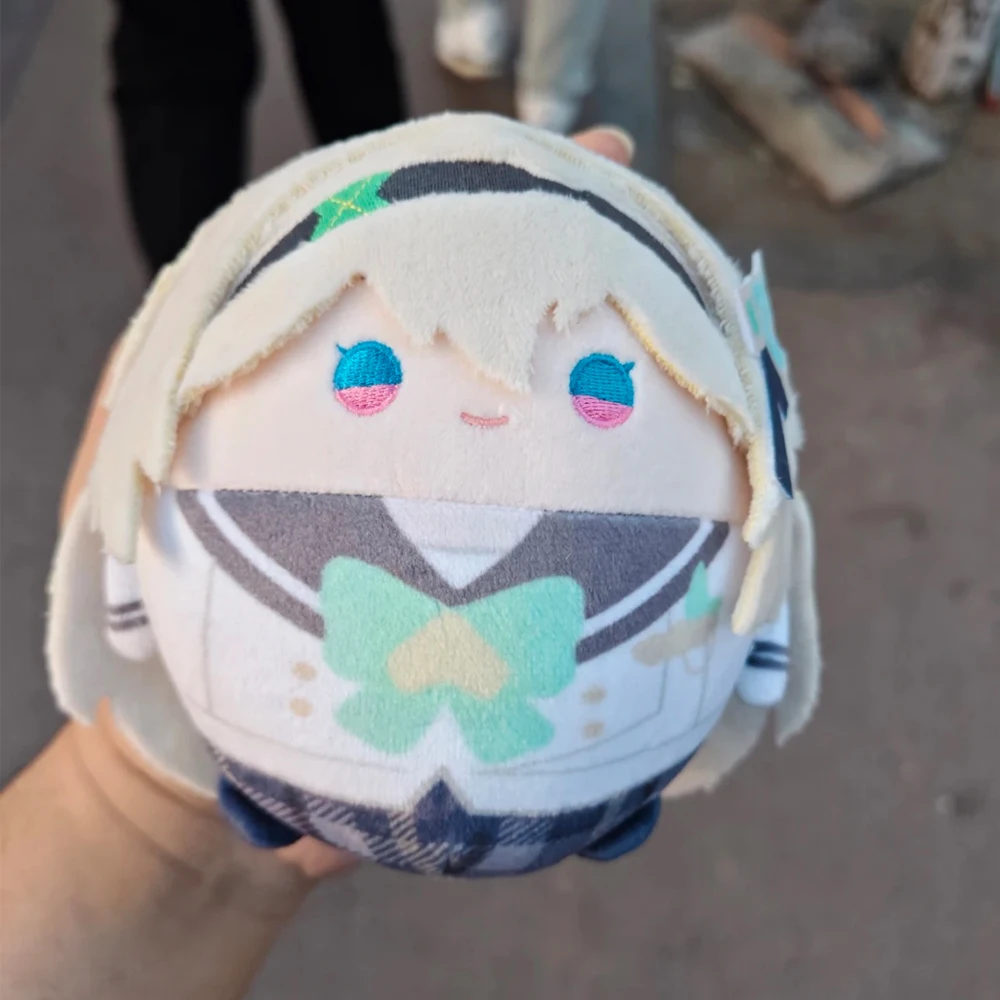 

Плюшевая игрушка-брелок Honkai Star Rail Firefly в форме яйца, 12 см, забавный аниме-персонаж, милая мягкая кукла, подвеска для сумки