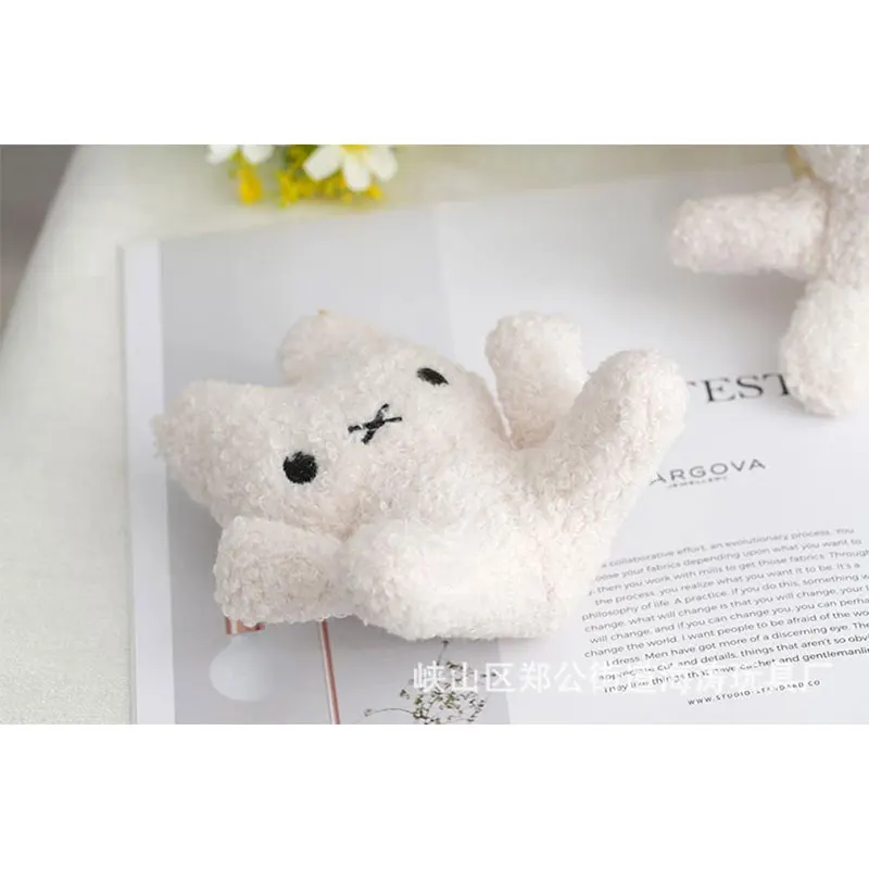 Miffy Rabbit Creative Plush Keychain Cartoon Doll Key Pendant Backpack Hanging Decoration Couples Anniversary Small Gift