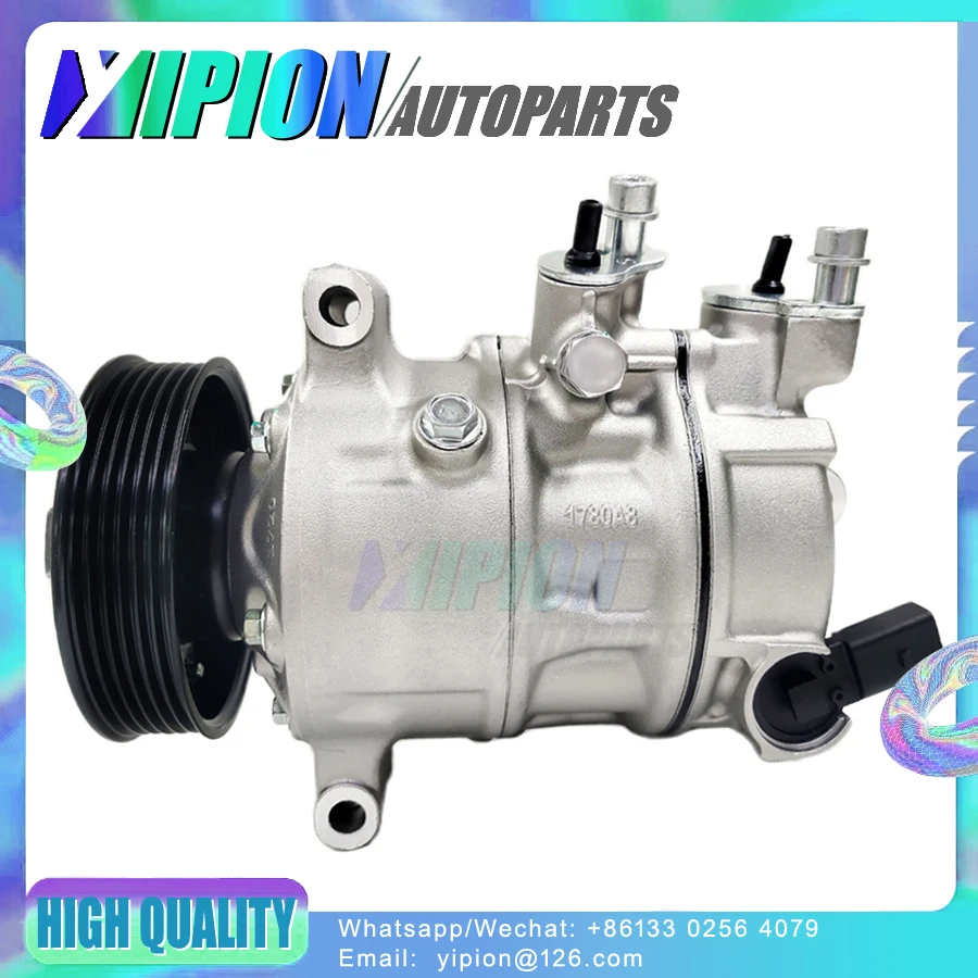 AC Compressor for Audi A3 S3 VW Beetle Jetta Mk5 VW Passat R32 Mk5 Tiguan 2.0T Mk1 1K0820803N 1K0820803L  1K0820803P 1K0820803Q