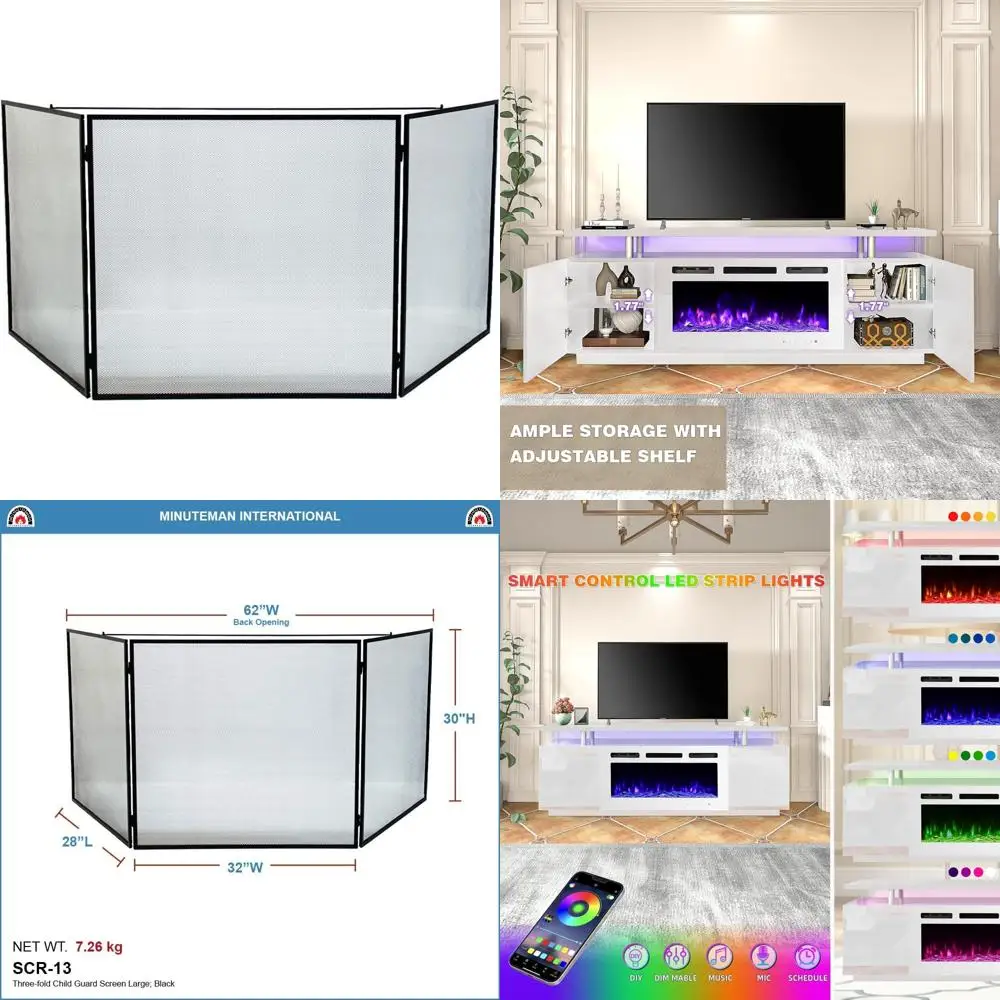 

Large 3-Foot Safety Childproof Gas Stove Guard, Black