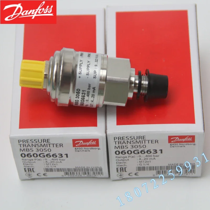 Danfoss Pressure Sensor 060G6631 MBS3050-3611-E3GB04-2 0~ 400BAR