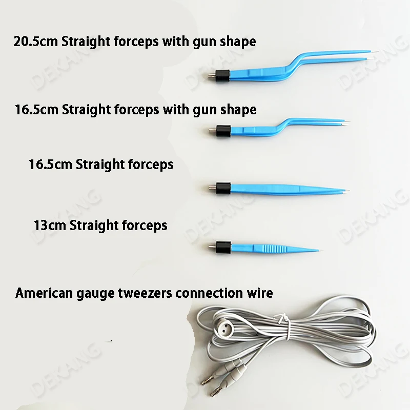 American Gauge Bipolar Coagulation Forceps Adapts All High Frequency Electrotome American Standard Tweezers Connection Wires