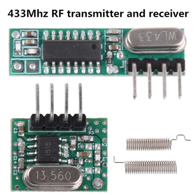 433 Mhz RF Transmitter and Receiver Module Link Kit for Wireless Remote Control