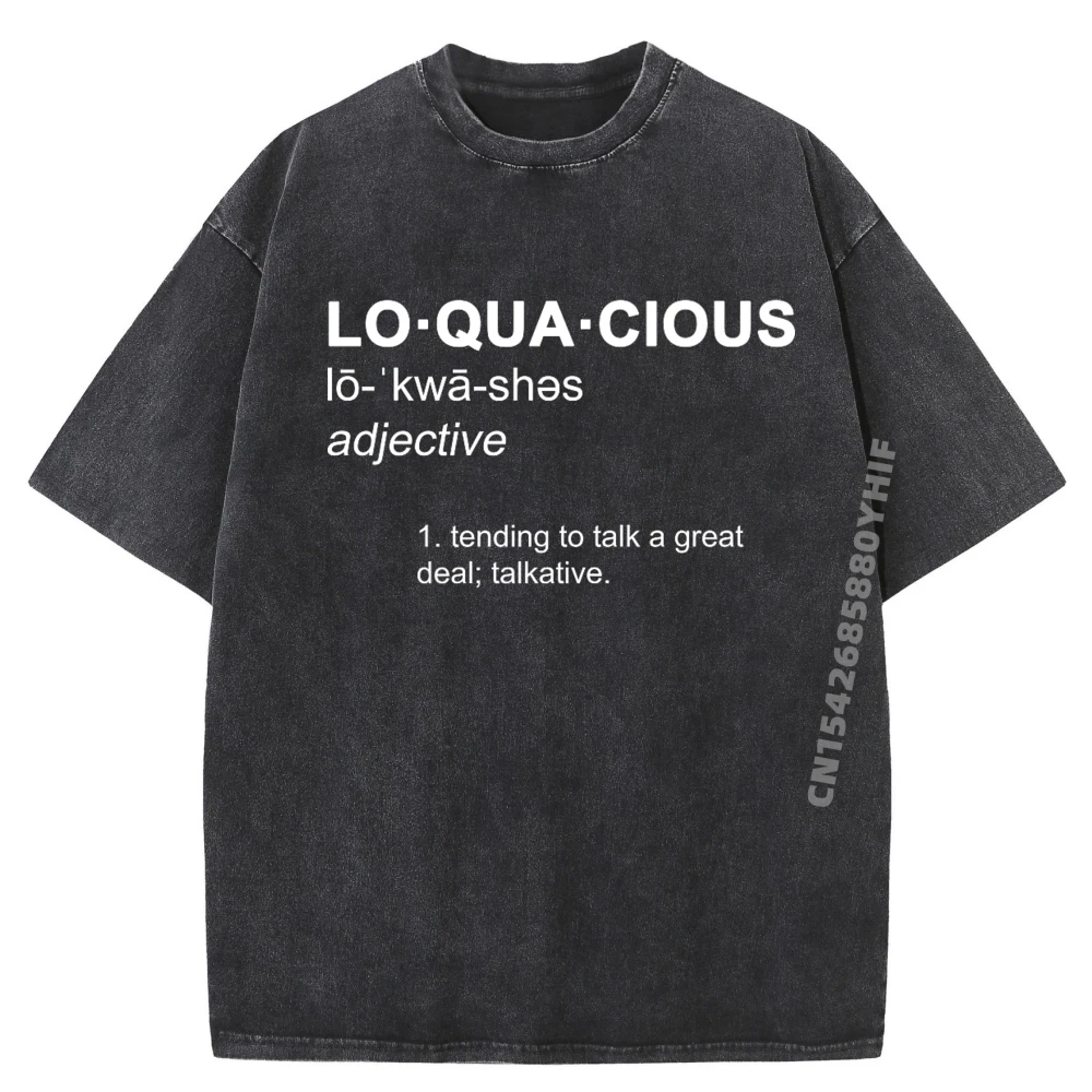 

Свободная рубашка с принтом Loquacious Definition, полная изысканных мужских футболок, новейшая модная стираная рубашка