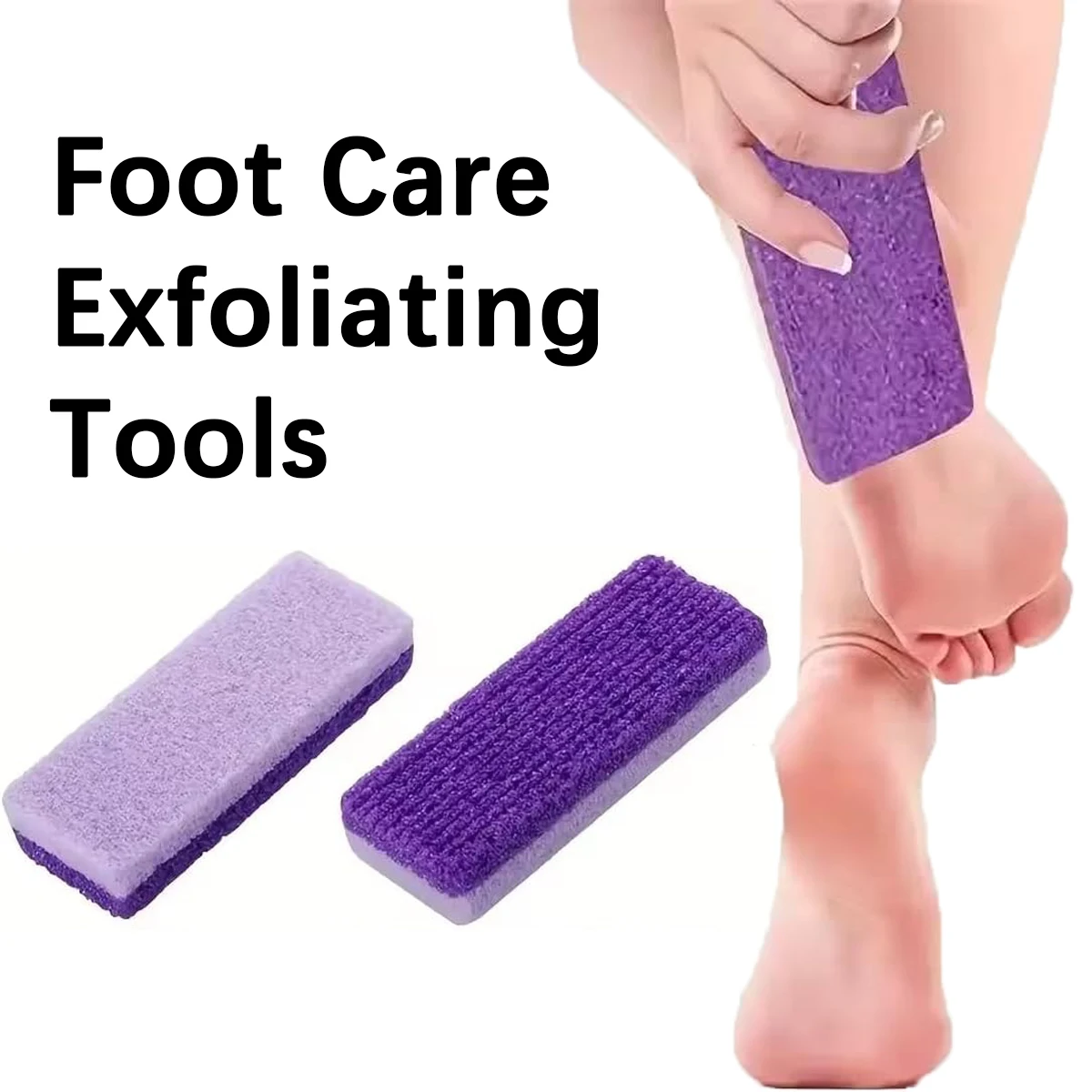 2/4/8 PCS Voetverzorging Exfoliërende Gereedschap Set Voet Puimsteen Bestand Eelt Remover Hak Scrubber Voetverzorging exfoliërende Gereedschappen