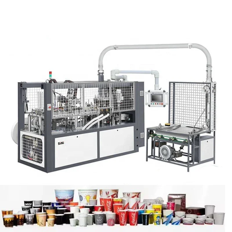 

New Machinery Automatic Making Disposable Coffee Paper Cardboard Cup Hot Sale Tea Cup Making Machine