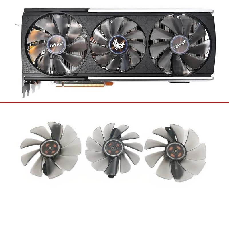 

75MM 85MM FDC10H12D9-C FD10015M12D RX5700 ARGB Cooler Fan For Sapphire RX 5700 XT 8GB NITRO+ Special Edition Video Card Cooling