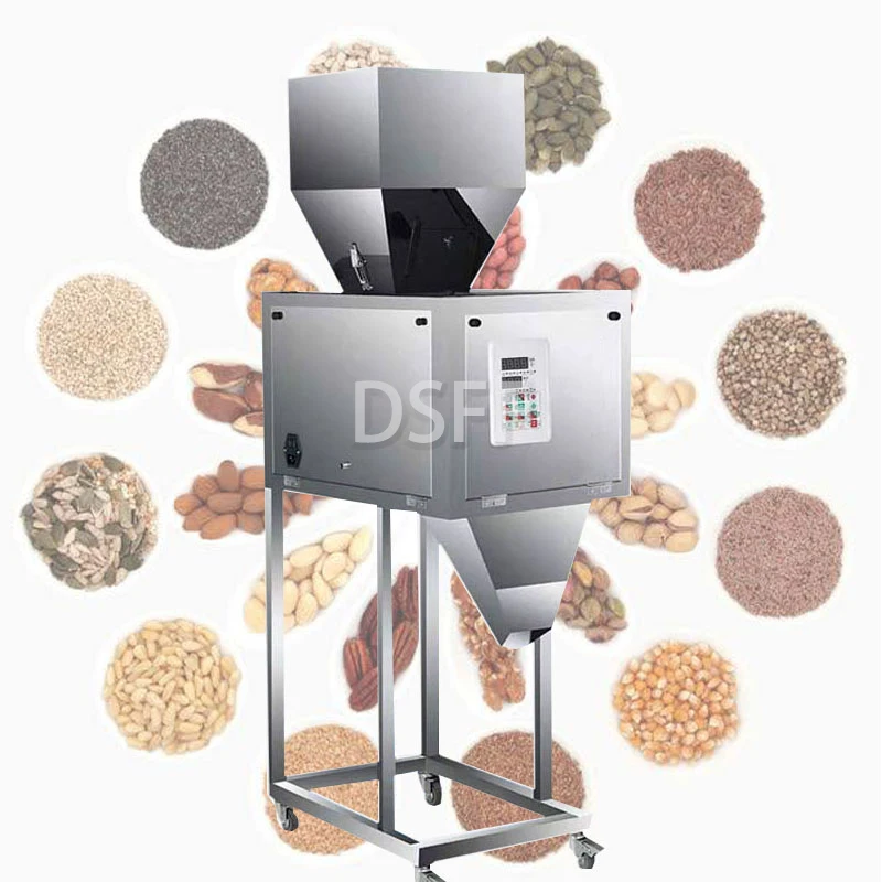 50-9999g Large Capacity Granular Snack Sugar Coffee Quantitative Filling Machine Gua Zi Nut Weighing And Packaging Machine