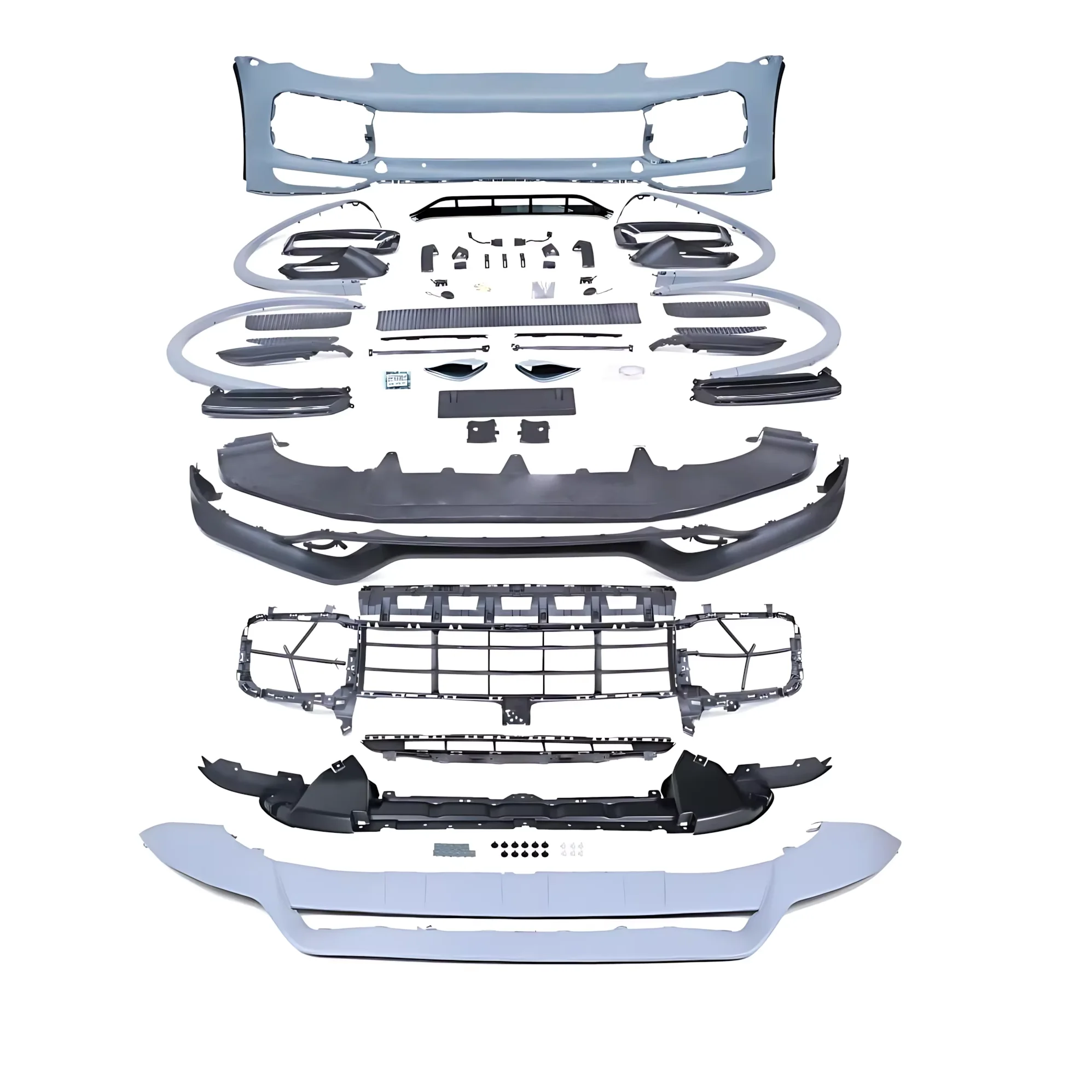 

2011-2014 for Cayenne 958.1 Car Conversion Upgrade Bodykit New 9YA Turbo Front Bumper with Fog Light Cut-Outs