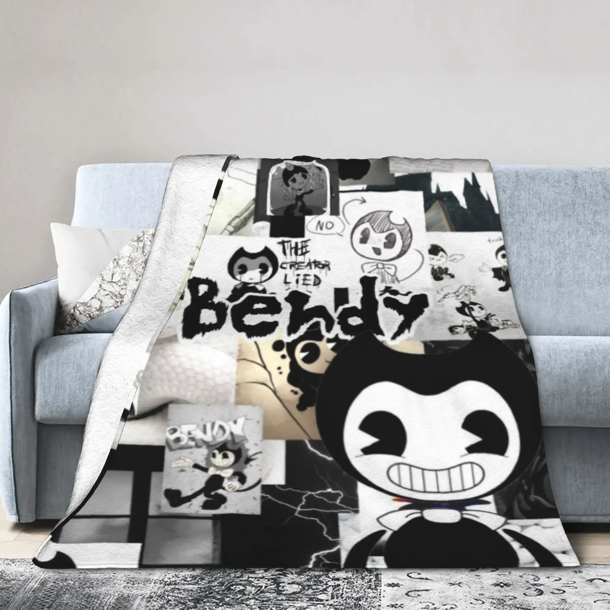 Bendys And The Dark  Stuff Blankets Ultra-Soft Velvet  Throw Blanket Comfortable Rug Piece