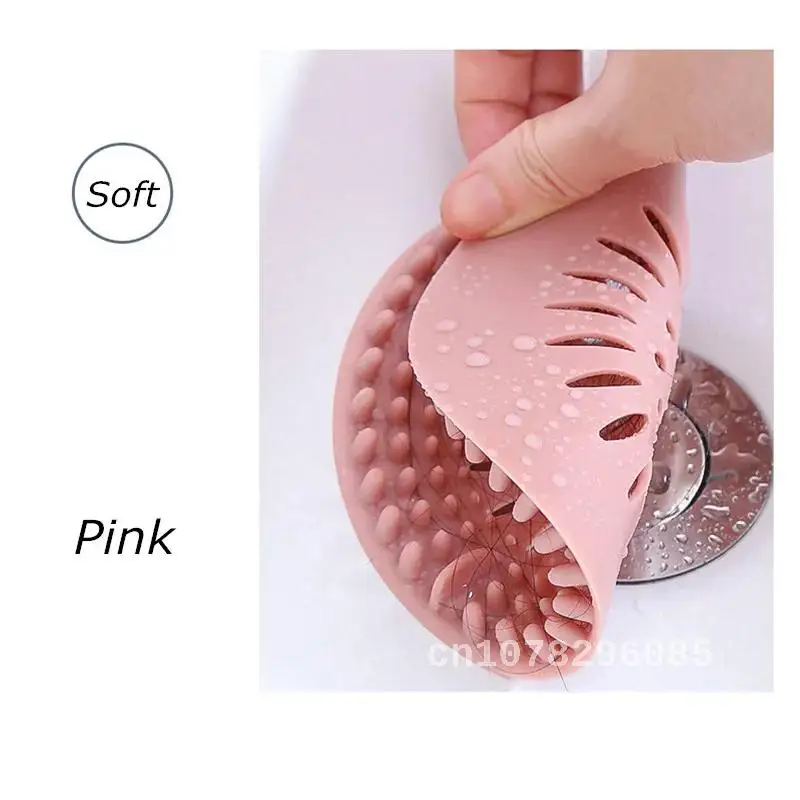 Sewer Outfall Strainer for Kitchen Sink, PVC Drain Filter, Hair Catcher Cover, Lavabo Kitchen Gadgets, Accessories, 5 Colors