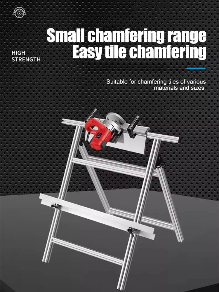 1200W Tile Angle Cutter 43° 13000RPM Tile Chamfering Machine, Water-cooled Precision Cutter, Smooth Edges