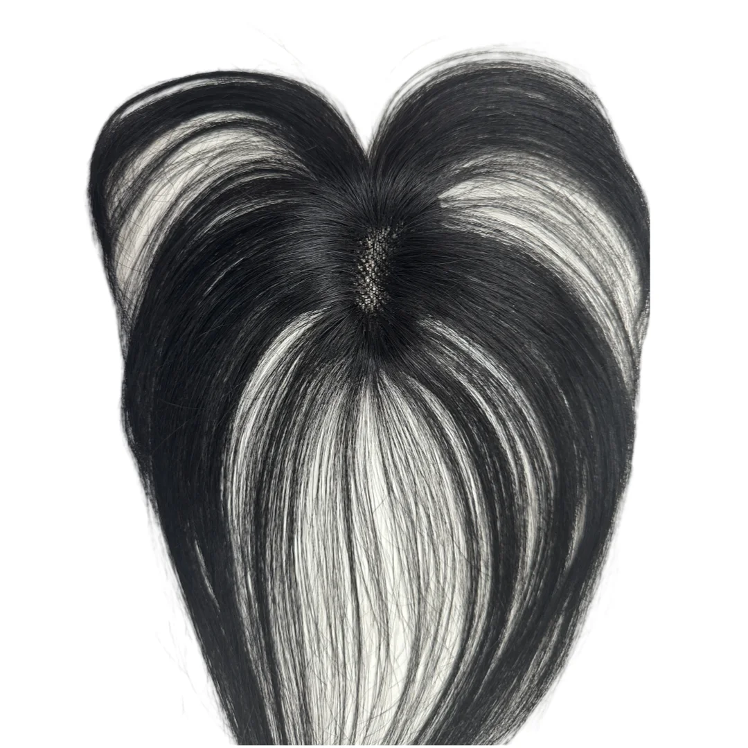 الشعر البشري الطبيعي القبعات العالية مع الانفجارات الهوائية ثلاثية الأبعاد للنساء قاعدة الدانتيل المصنوعة يدويا قطع الشعر غير مرئية كليب في وصلات شعر بشرية