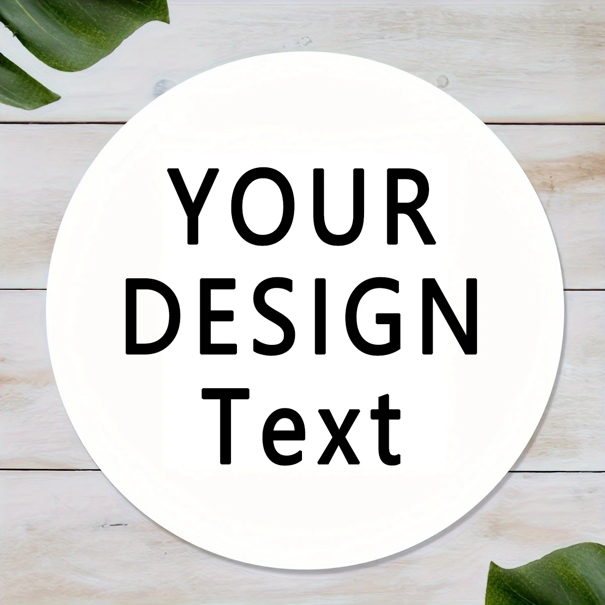 Personalized Round Stickers - Tailored Designs for Graduation Parties, Business Anniversaries & Gift Wrapping Text