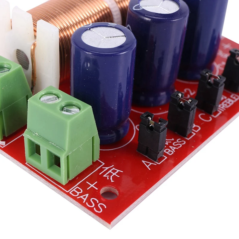 Croisé de haut-parleur 400W, réglage audio bidirectionnel, filtre de haut-parleurs de basse, synchronisation morte pour 2-16Ohm, 6 pièces