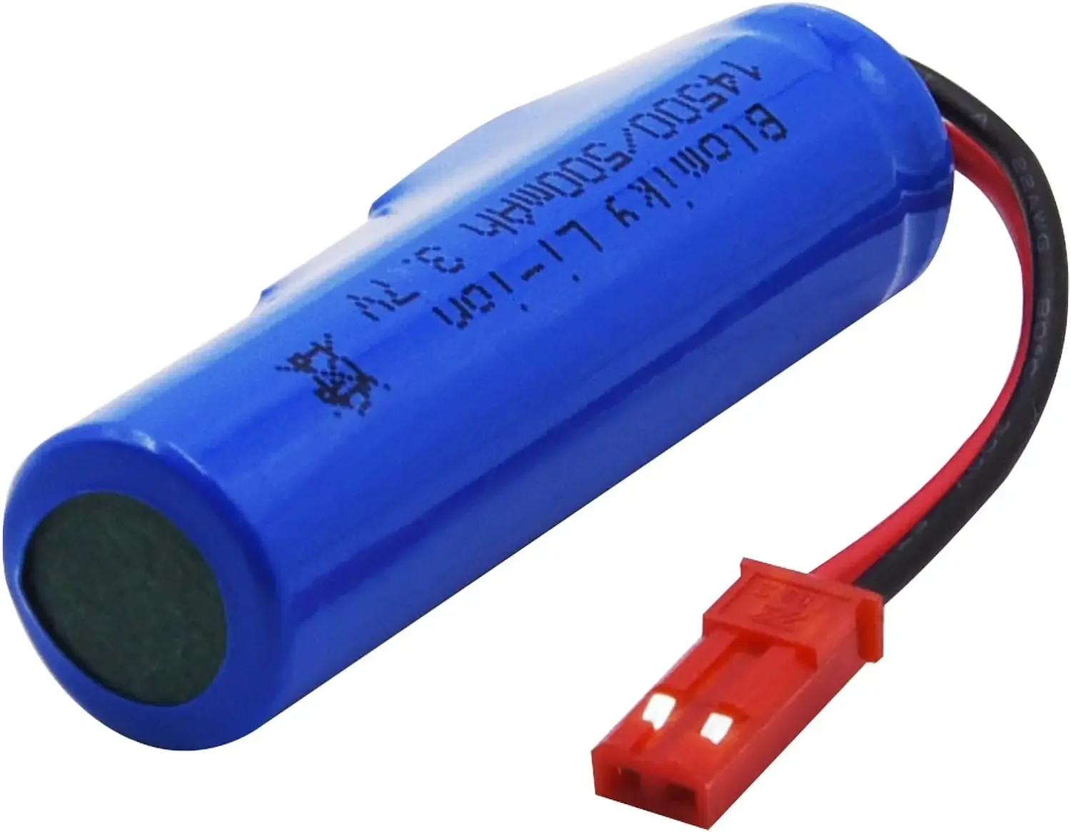 Bateria Li-ion recarregável JST Plug e cabo do carregador USB, RC Caminhões de construção, 3.7V, 500mAh, 14500, 1337, 1338