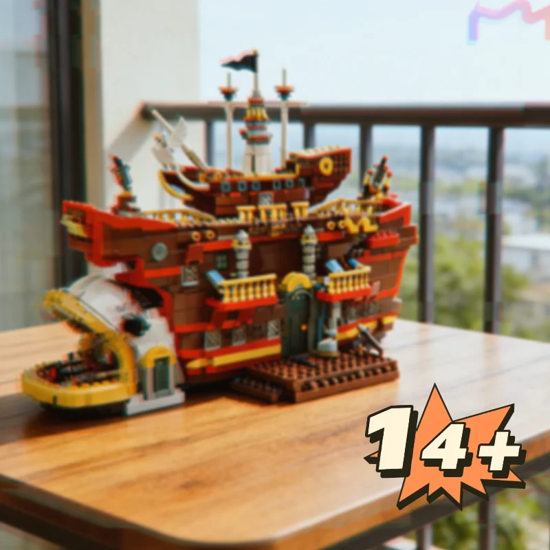 

2026 New 3402pcs Particles Floating Restaurant Building Blocks Sets Suitable For Boys Or Girls Birthday Christmas Gifts