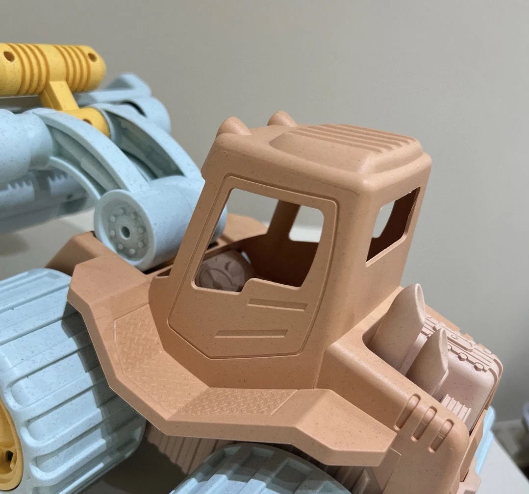 ชุดของเล่นชายหาดที่ทนทาน โมเดลทรายฤดูร้อน รถปราบดิน รถดึงมือขุดทราย พลั่วถัง เล่นทราย รถกลางแจ้งสําหรับเด็กผู้ชาย