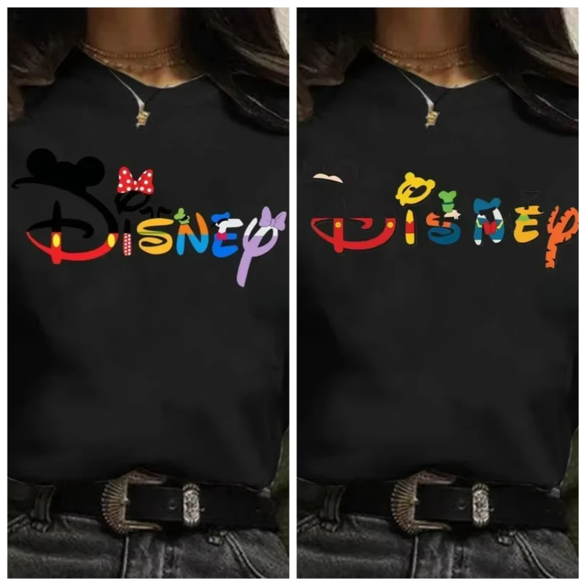 

Cute and Fun Letter Printed Women's T-shirt Summer Women's Casual Short Sleeved T-shirt Women's Clothing Y2k Trendy Women's Top