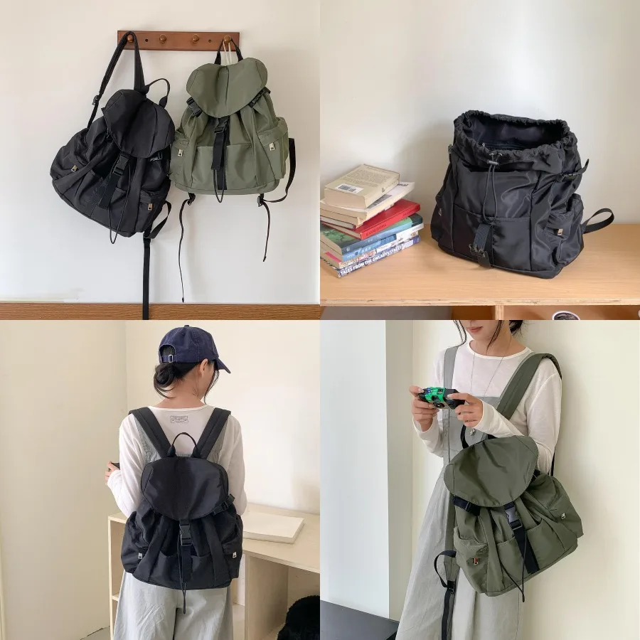 【New style】Korean large-capacity backpack mountain climbing travel casual backpack light travel college students computer schoo