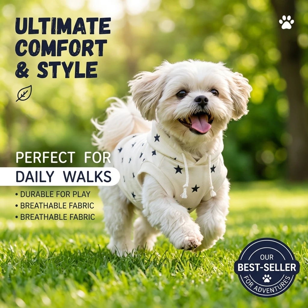 Haustier Kleidung für Hund Katze Welpen Hoodies Mantel Sterne Sweatshirt Hund Outfits für kleine mittlere Hund für Frühling Sommer