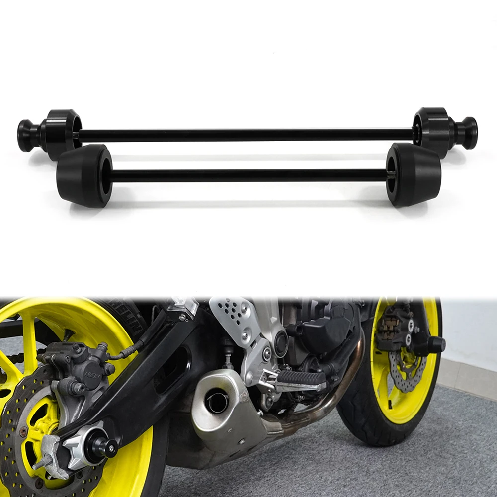 

Motorcycle Stand Screw Swingarm Spool Fit For Yamaha MT-07 MT07 FZ-07 FZ07 YZF-R7 YZFR7 Front Rear Wheel Axle Fork Crash Slider