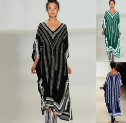 Black Beach Cover Up Plus Size Robe Kaftans Sarong Bathing Suit Cover Ups Beach Pareos Bikini Cover Up Womens Beachwear Tunic