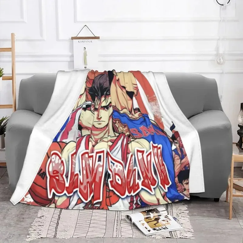 

HNM36Slam Dunk детские одеяла аниме мультфильм чехол флисовое весенне-осеннее мягкое одеяло для постельных принадлежностей спальня плюшевое тонкое одеяло8Hn$