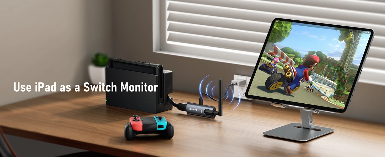 Lemorele 5G 200M Kabelloser HDMI-Sender und -Empfänger für Bildschirmfreigabe und Audioübertragung bei Meetings, für Laptop, TV, Projektor und Monitor – Detail 3