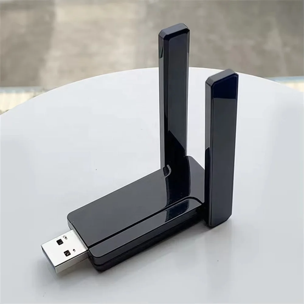 الجملة 1300Mbps ثنائي النطاق واي فاي محول RTL8812BU بطاقة الشبكة اللاسلكية لأجهزة الكمبيوتر المحمول سطح المكتب