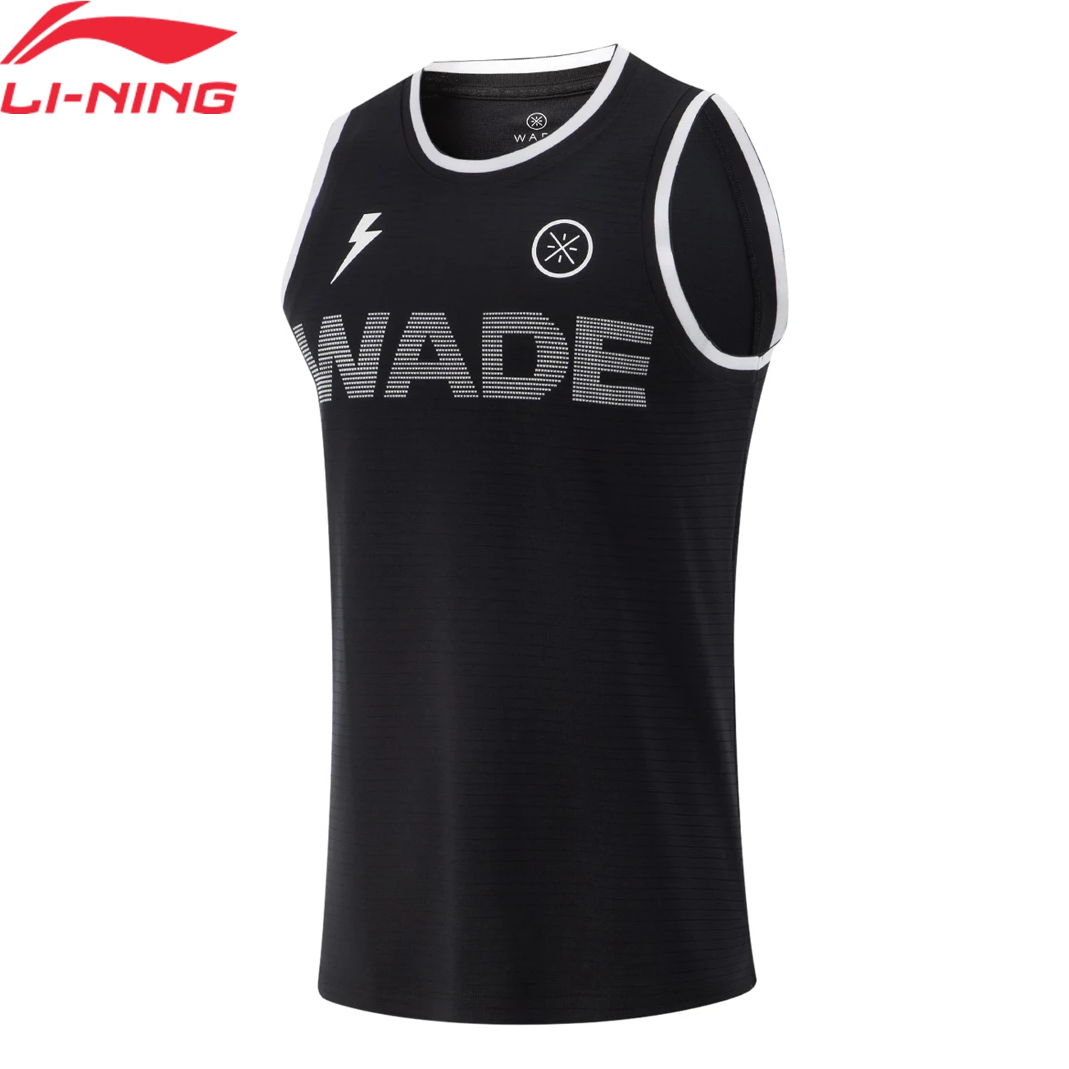 Li-Ning Men's Wade Competition Vest AT DRY ULTRA Polyester Regular Fit Breathable LiNing Sports Sleeveless Tops AAYV009