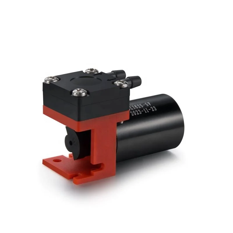 

Бесшумный мини-насос из материала PPS с бесщеточным двигателем 5В DC для аналитических приборов, безмасляный электрический лабораторный диафрагменный вакуумный насос