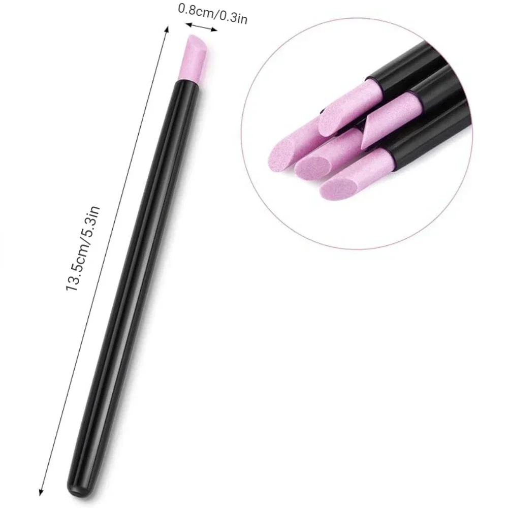 Quarzo Nail Skin Grinding Pen rimozione della cuticola Trimmer rimozione della pelle morta smalto per unghie Manicure Stick lime per unghie strumento per Manicure