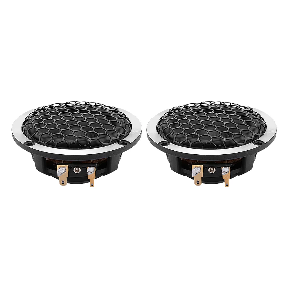 AIYIMA 2Pcs 3 Inch 4 Ohm 8 Ohm 15W Midrange Speaker Wool Basin Aluminum Frame Car Loudspeaker Home Theater Full Range Speaker