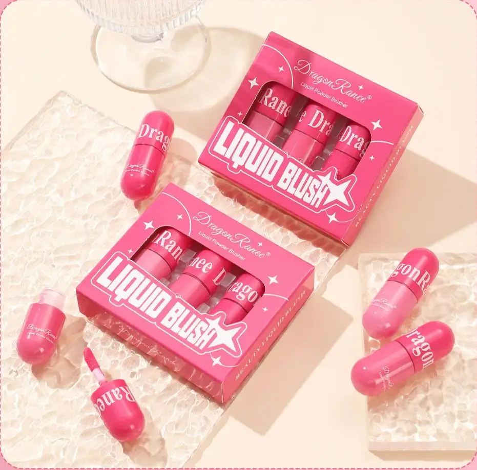 مقاوم للماء أحمر الخدود الطبيعي اشراق كونتور السائل أحمر الخدود طويلة الأمد غير يتلاشى كونتور مستحضرات التجميل الوجه الخد ماكياج هدية مجموعة #5