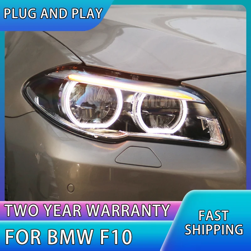 All LED Head Lights For BMW F10 F18 Headlights 2010-2016 520i 525i 530i 535i M5 LED DRL Running LED Turn Signal Assembly