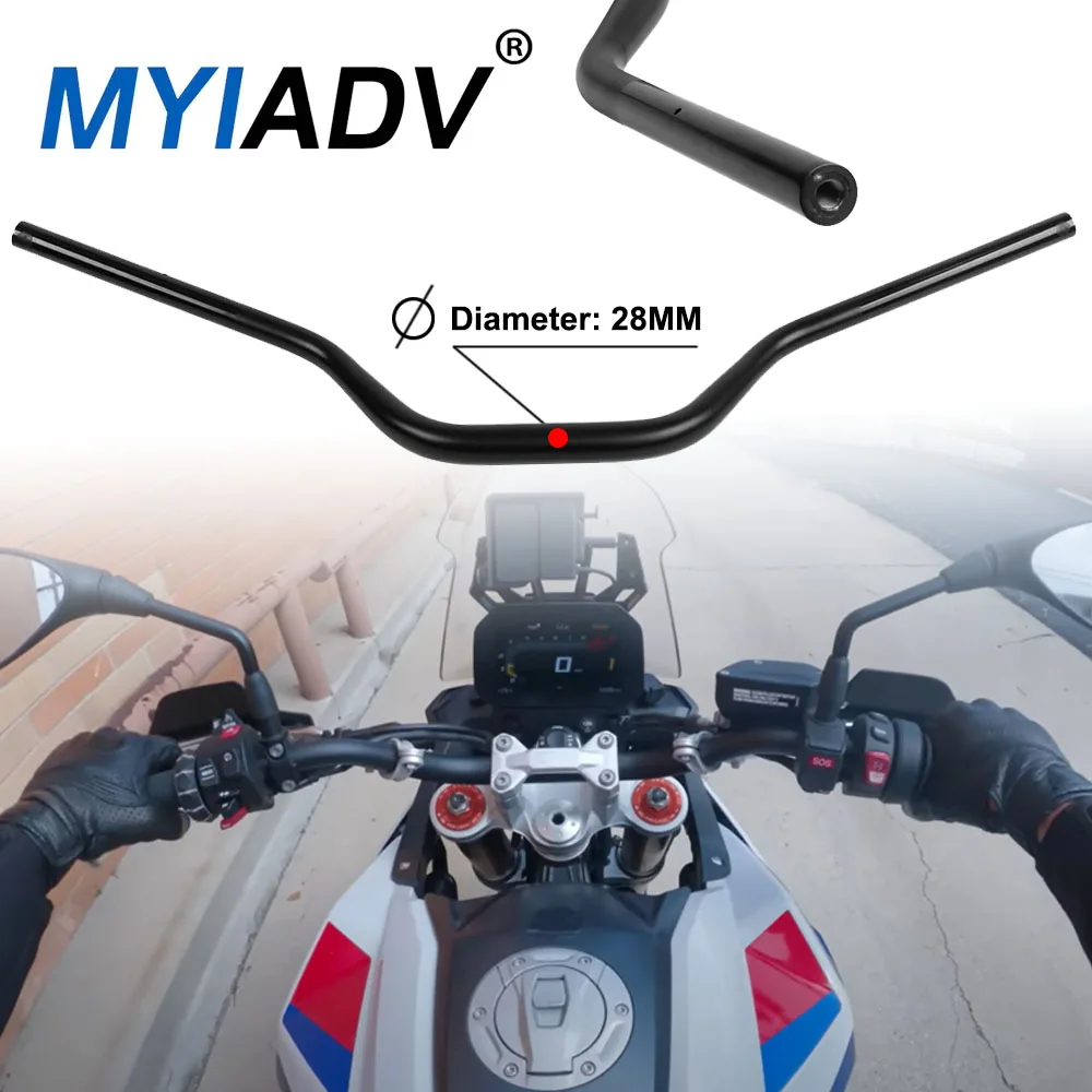 

Motorcycle Handlebar Accessories For BMW F900GS F900 GS F 900 GS 2024 Aluminum 28MM Motorbike Custom Steering Wheel Handle Bar