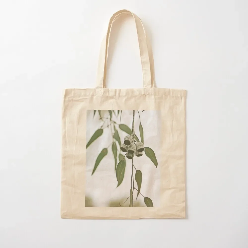 Flora australiana-nueces de goma de eucalipto, bolso de mano, bolso de playa, bolso de compras de lona para mujer, bolsos de compras de lujo para mujer