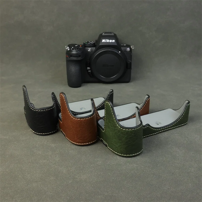For Nikon Z5II Camera Retro Leather Cases Protective PU Cover Z52