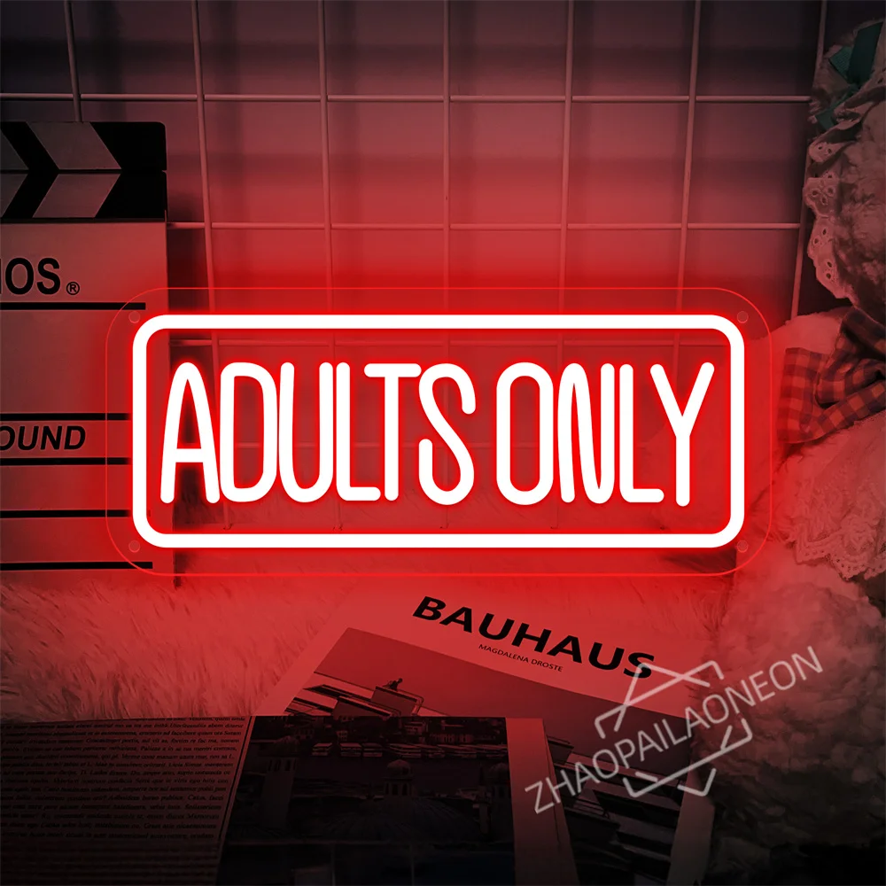 

Adults Only Neon Sign Bar LED Neon Light Bar Women Cave Studio Bedroom Yoga Gym Store Femal Party Wall Decor Neon Light Lamp