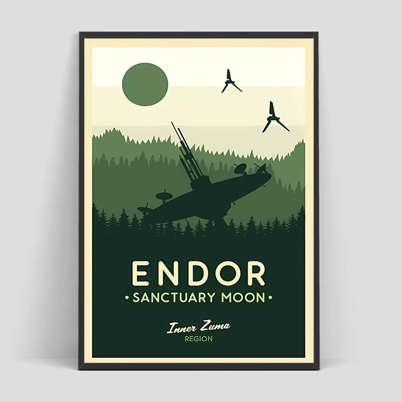 

Modern Star Planet Posters Galaxy Attraction Wall Art Canvas Paintings And Print Movie Wars Cover Poster Bedroom Decoration Room