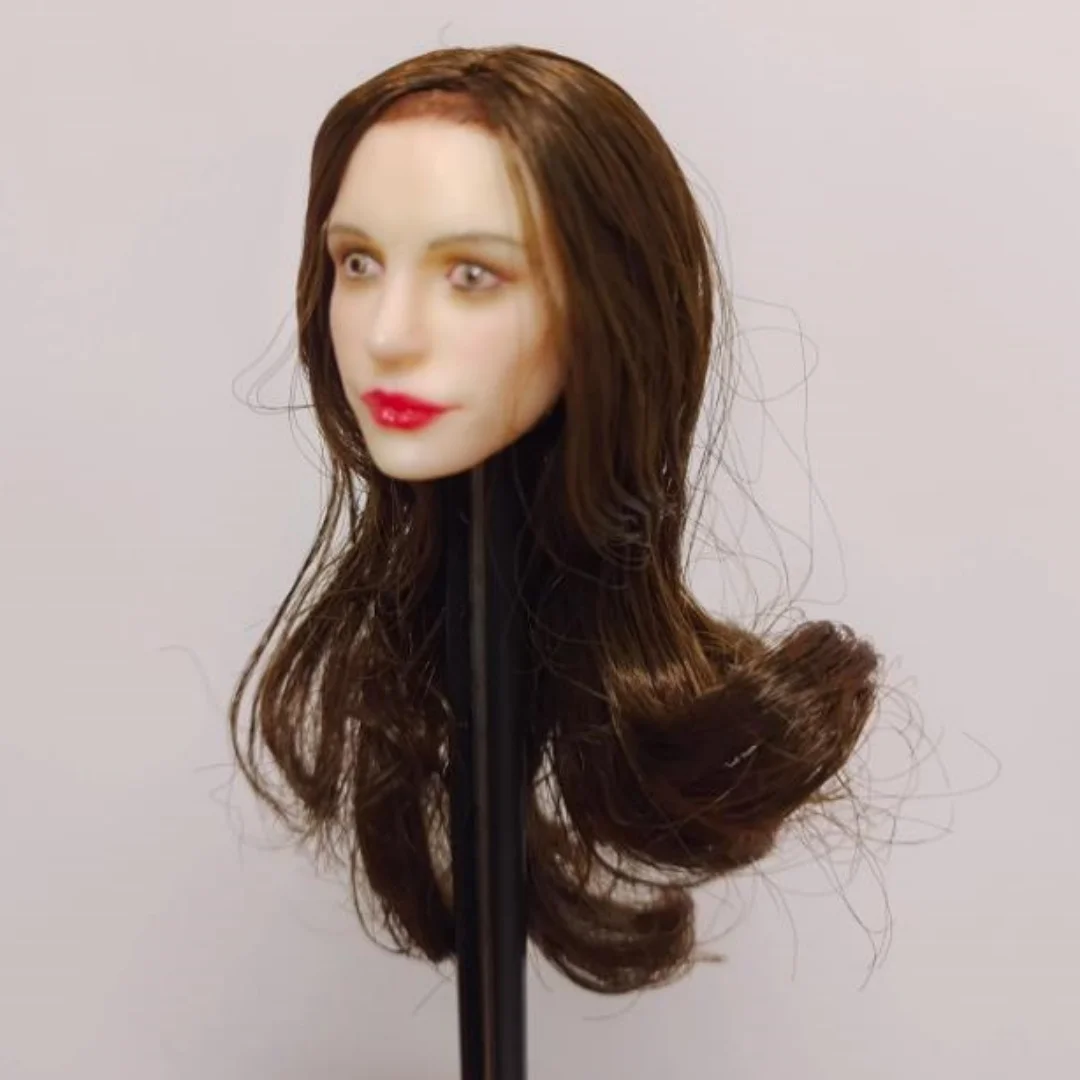 

1/6 Anne Hathaway Head Sculpt Expression Curls Волосы для 12 "TBL PH фигурка Голова Резьба Модель для 12" TBL PH Фигурка тела